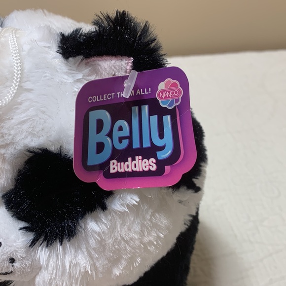 8” Belly Buddies Calico Cat Plush - Picture 6 of 10